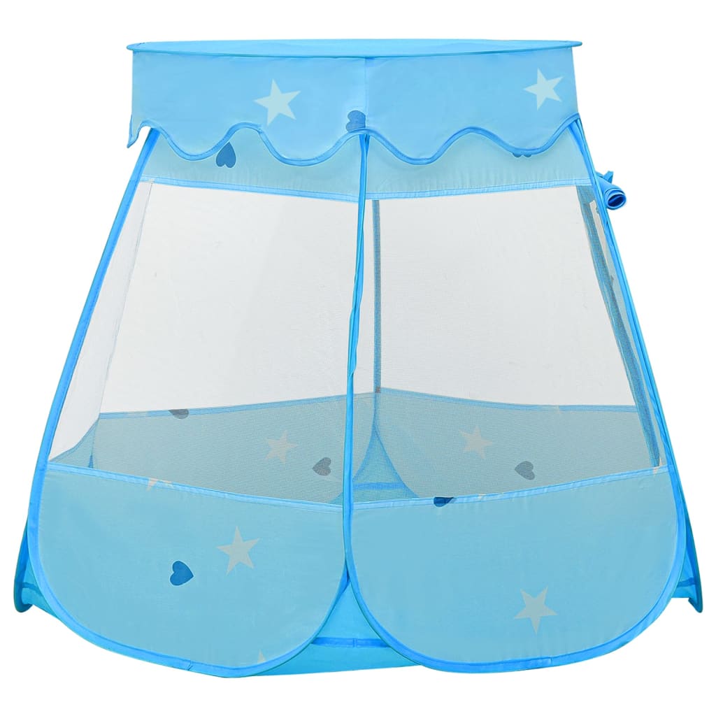 vidaXL Namiot do zabawy dla dzieci, niebieski, 102x102x82 cm