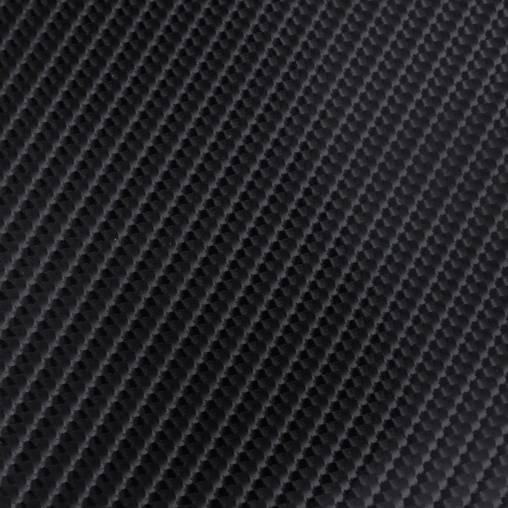 Naklejka samochodowa winyl/carbon, 4D, czarna, 152 x 200 cm