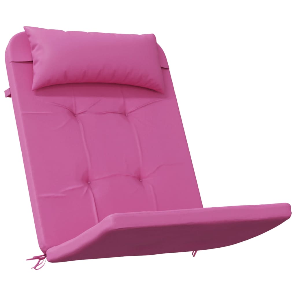 vidaXL Poduszki na krzesła Adirondack, 2 szt., różowe, tkanina Oxford