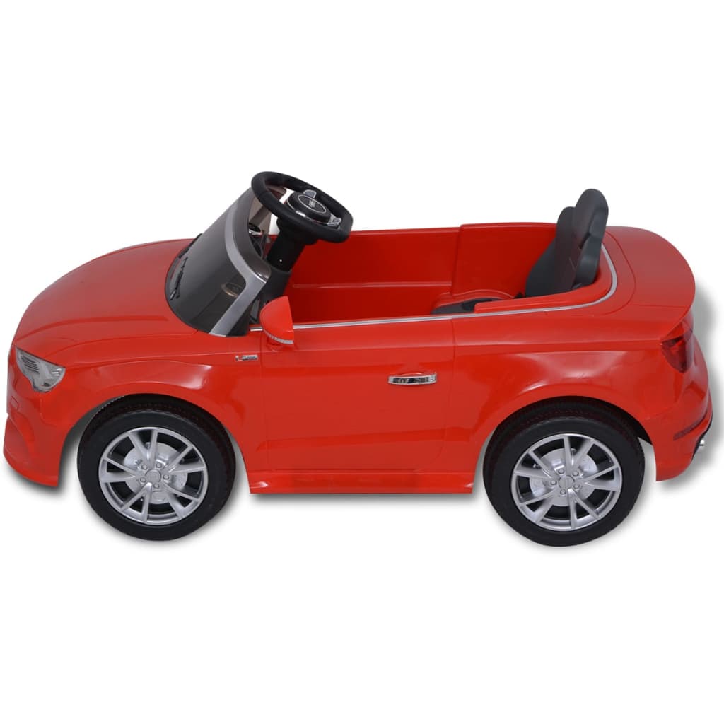 vidaXL Elektryczny samochód dla dzieci z pilotem Audi A3 czerwone