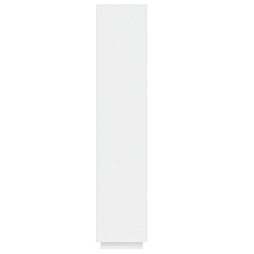 vidaXL Regał na książki/przegroda, biały, 40x35x167 cm, drewno sosnowe