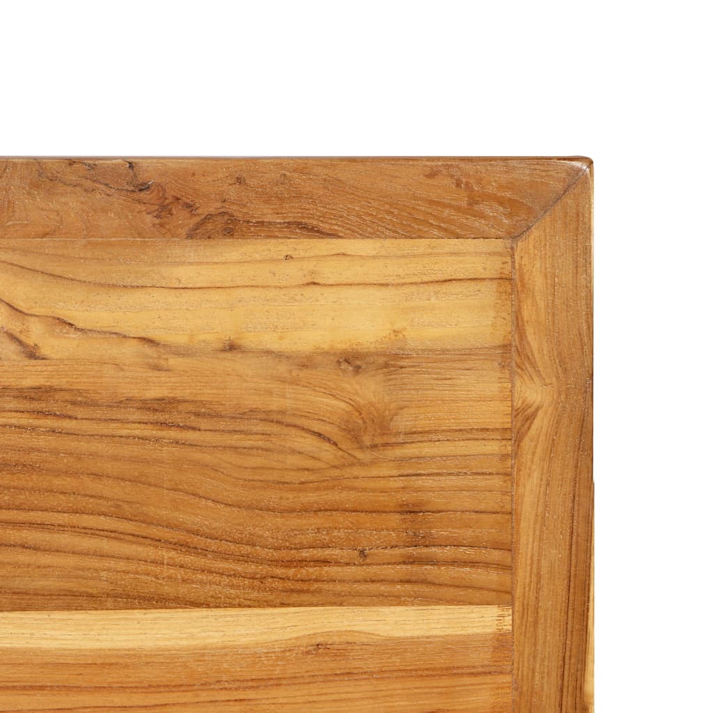 vidaXL Stolik barowy, lite drewno tekowe z odzysku, 120 x 58 x 106 cm