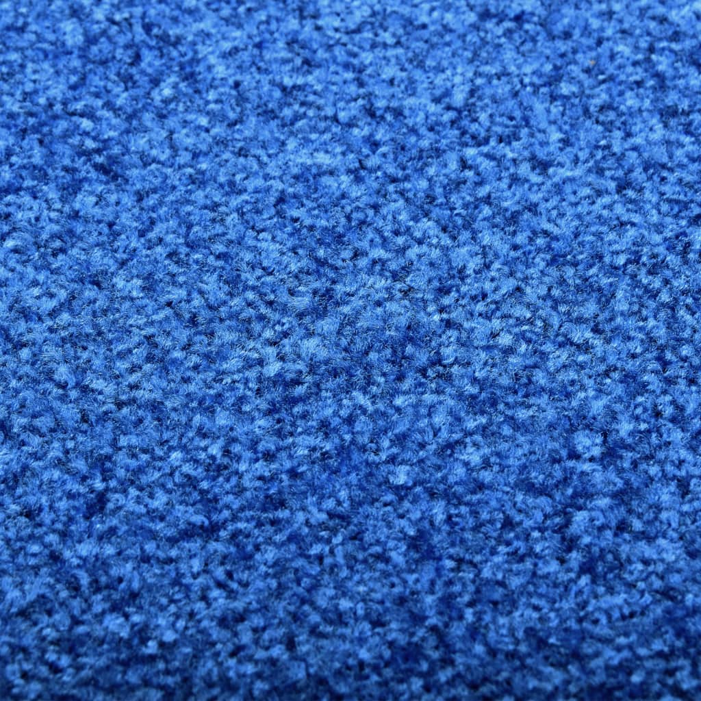 vidaXL Wycieraczka z możliwością prania, niebieska, 40 x 60 cm