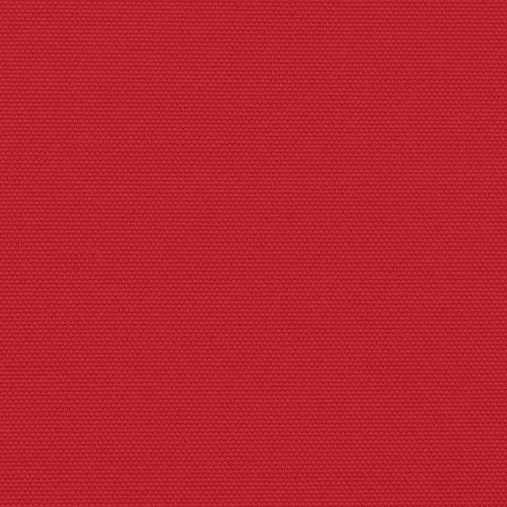 vidaXL Zwijana markiza boczna na taras, czerwona, 180 x 1000 cm