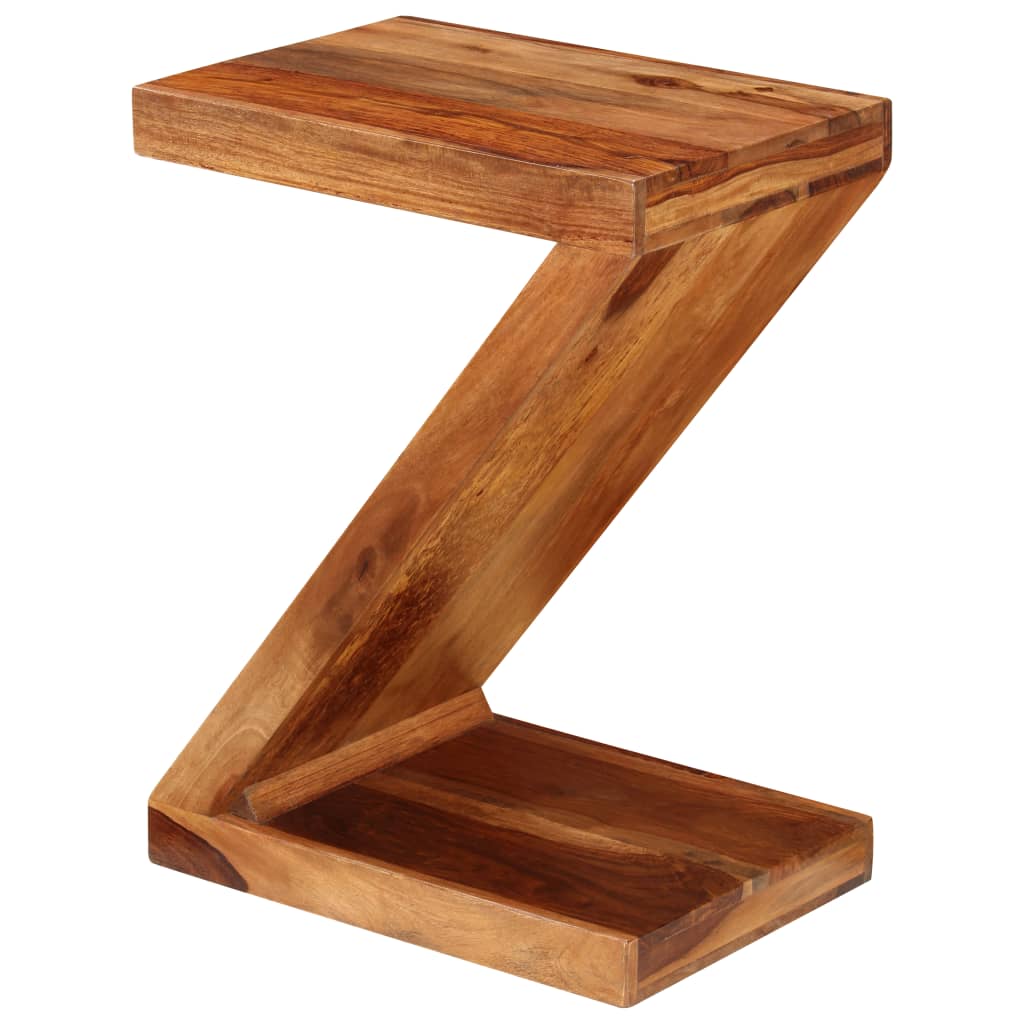 vidaXL Stolik w kształcie litery Z, lite drewno sheesham