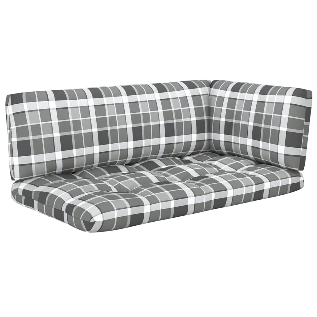 vidaXL Sofa 2-os. z palet, z poduszkami, impregnowane drewno sosnowe