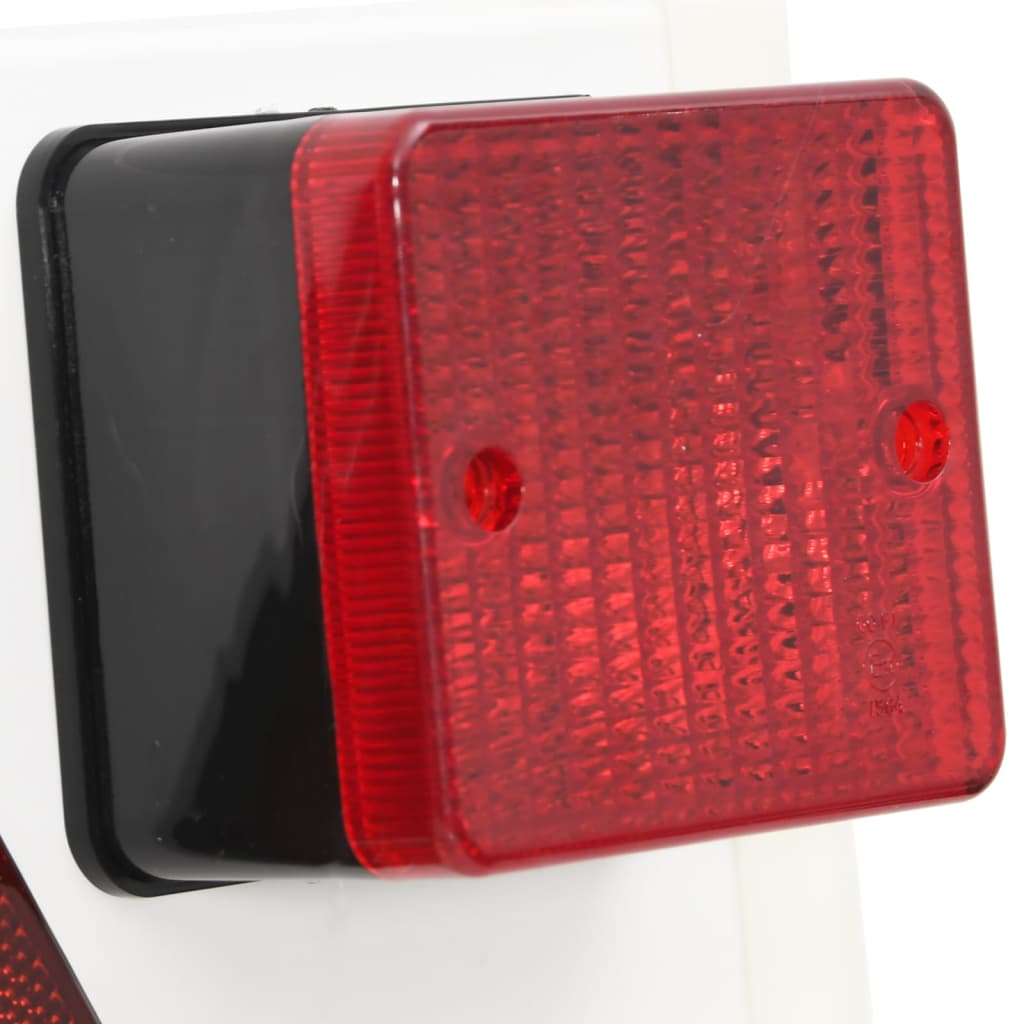vidaXL Oświetlenie do przyczepy, czerwone, 115x7x14 cm, 12 V