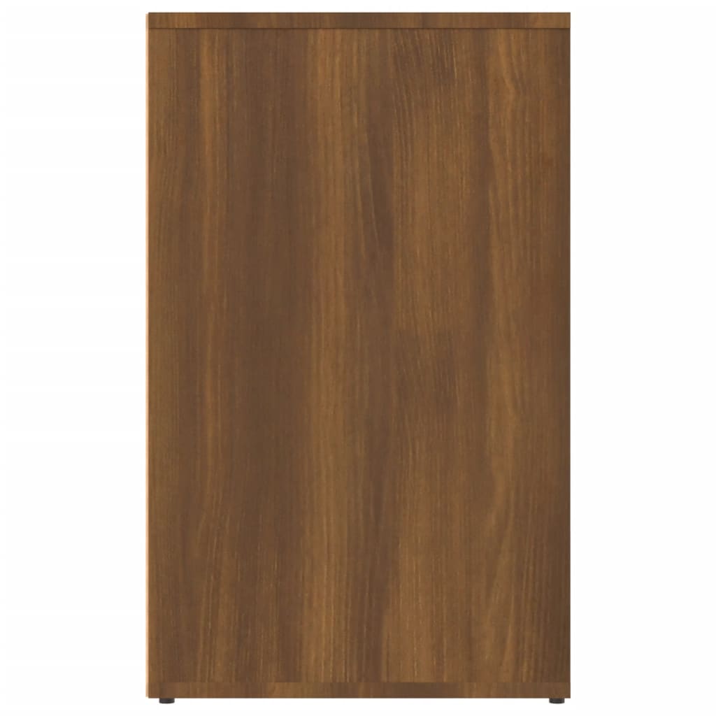 vidaXL Szafka, brązowy dąb, 80x40x65 cm, materiał drewnopochodny
