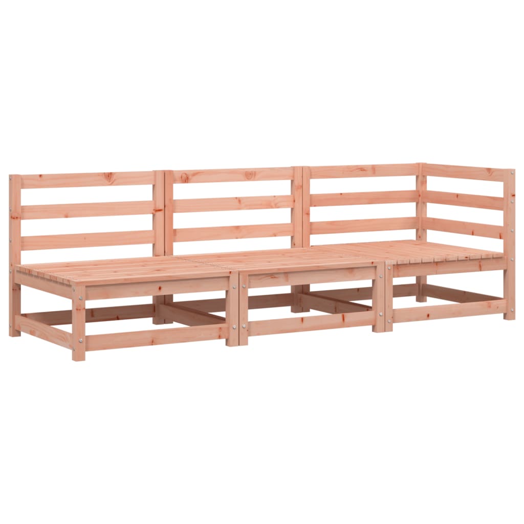 vidaXL Ogrodowa sofa 3-osobowa, lite drewno daglezjowe