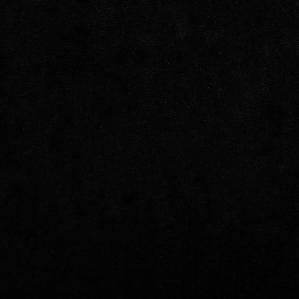 vidaXL Sofa dla dzieci, czarna, 60x40x30 cm, aksamit
