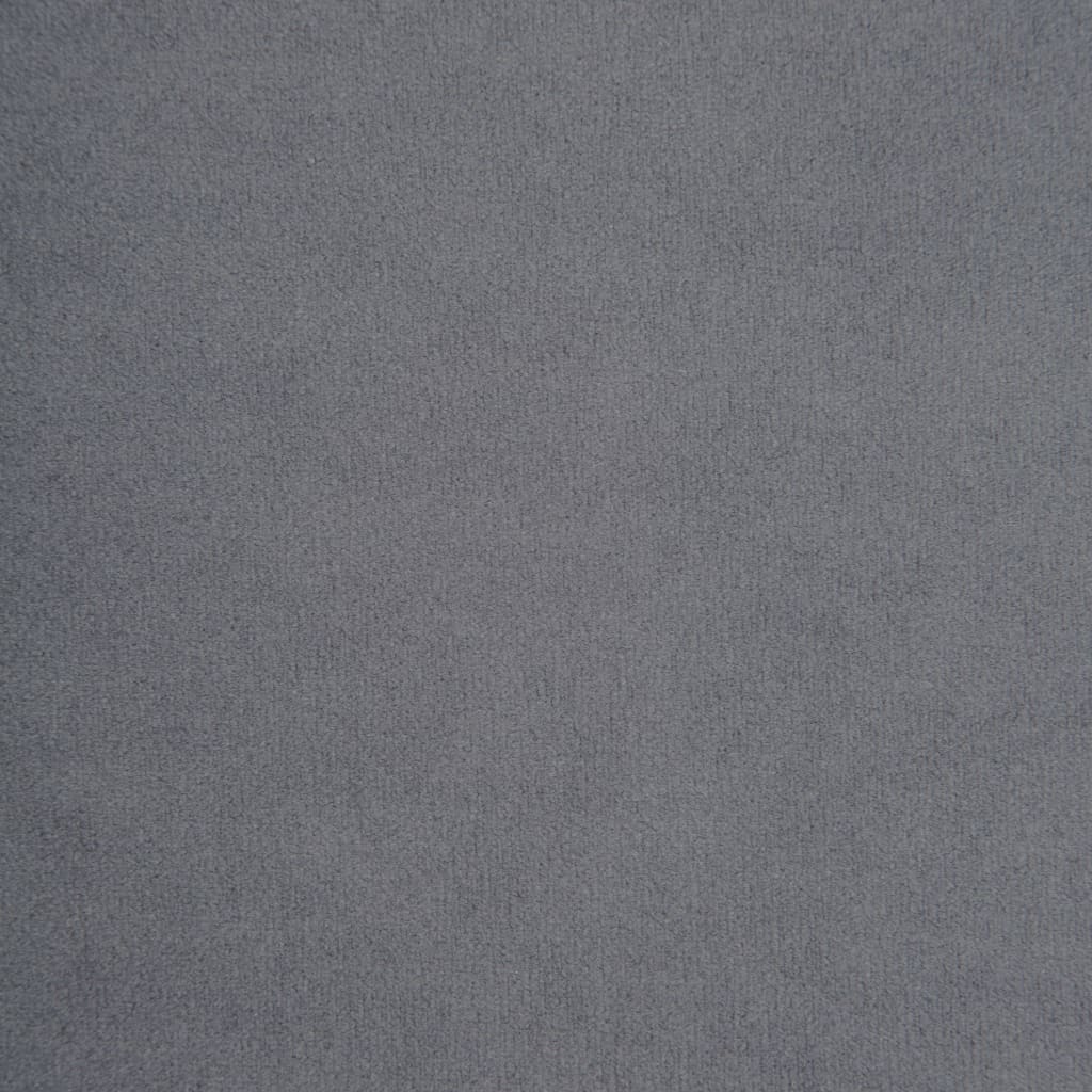 vidaXL Sofa Chesterfield, 2-os., obita aksamitem, 146x75x72 cm, szara