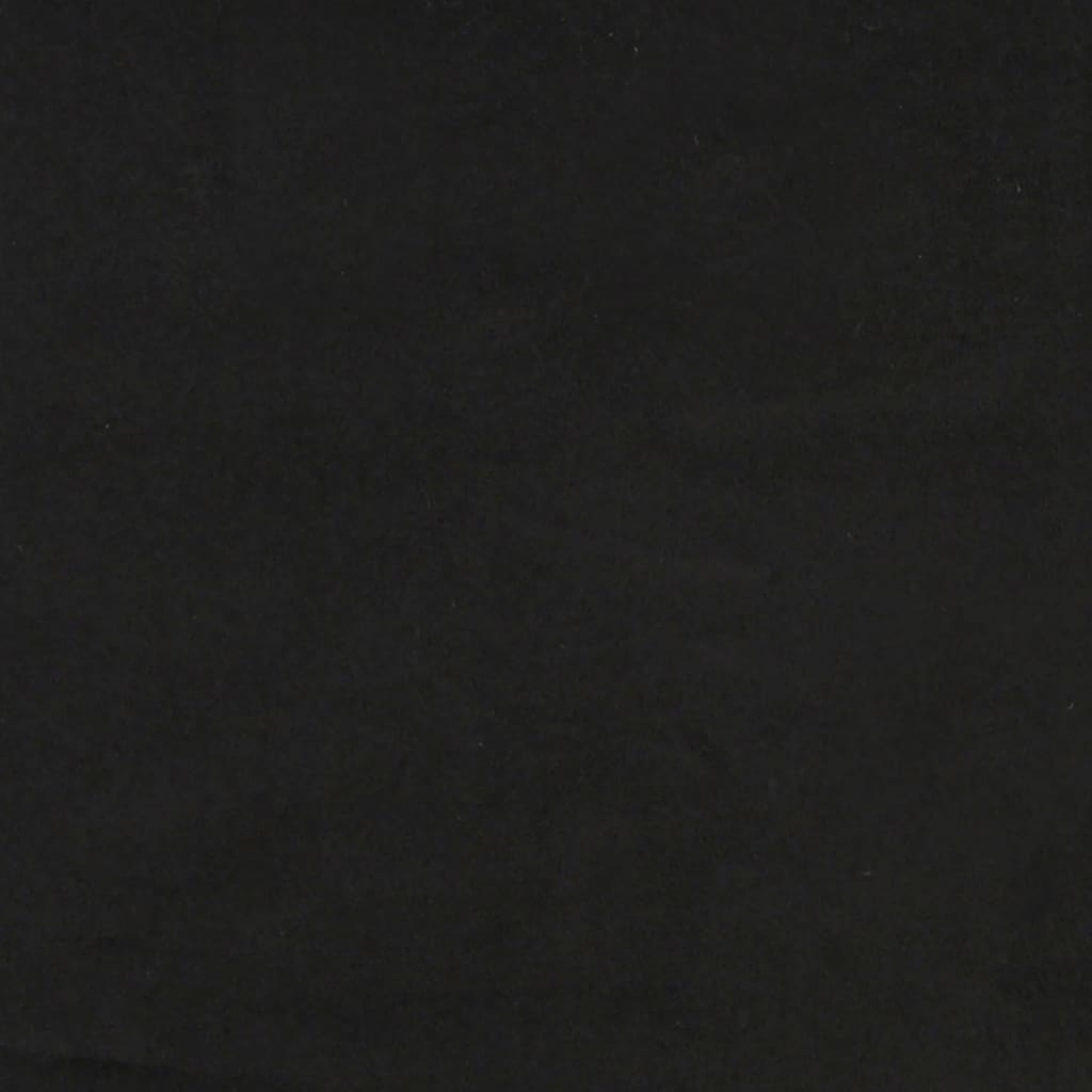 vidaXL Rama łóżka z LED, czarna, 140x190 cm, aksamitna