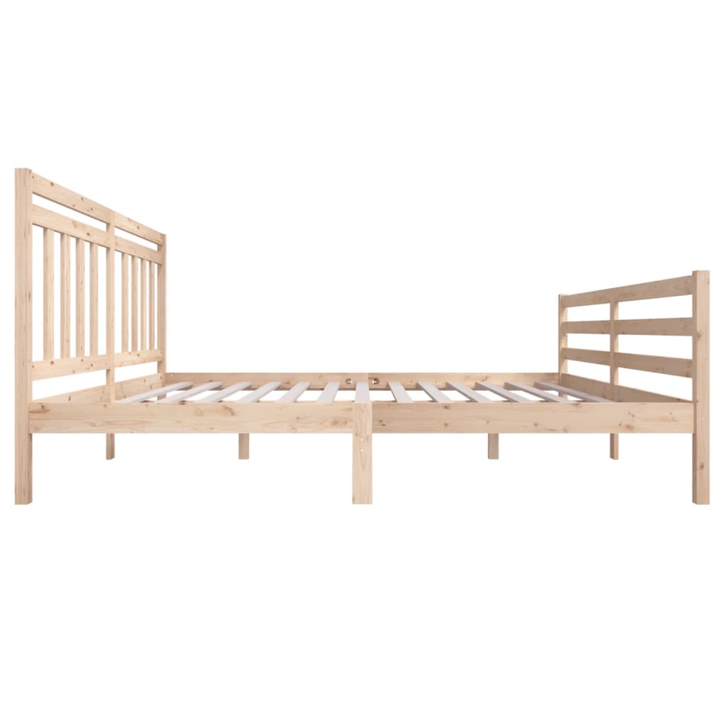 vidaXL Rama łóżka, 180x200 cm, lite drewno