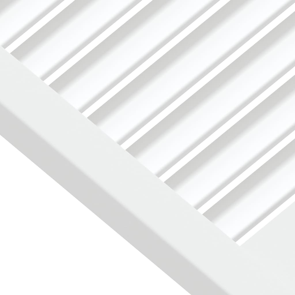 vidaXL Drzwi żaluzjowe do szafki, białe, 61,5x39,4 cm, sosnowe
