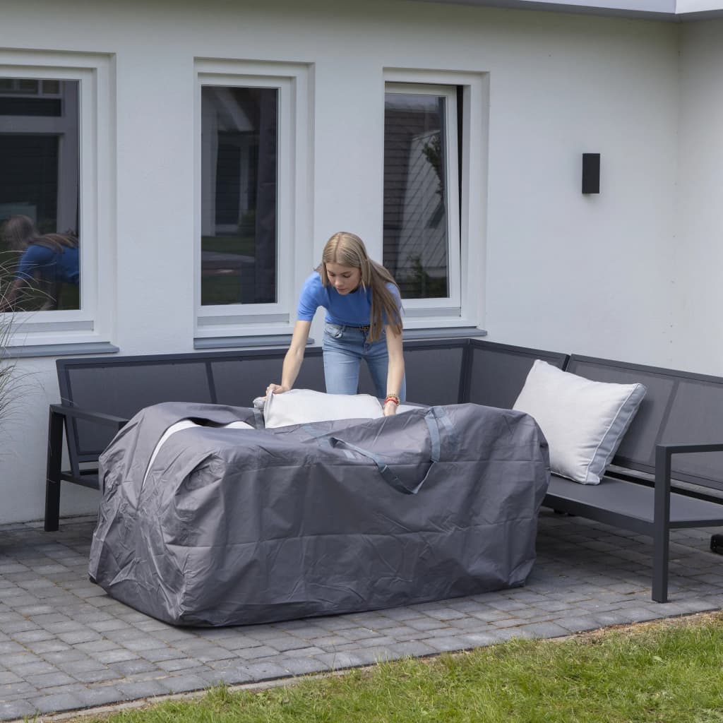 Madison Pokrowiec na poduszki ogrodowe, 80 x 80 x 60 cm, szary