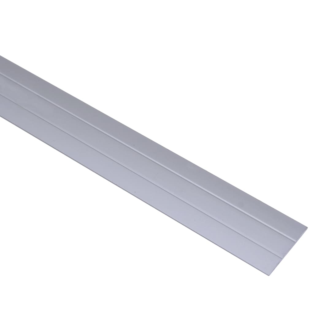 vidaXL Profile podłogowe, 5 szt., aluminium, 134 cm, srebrne