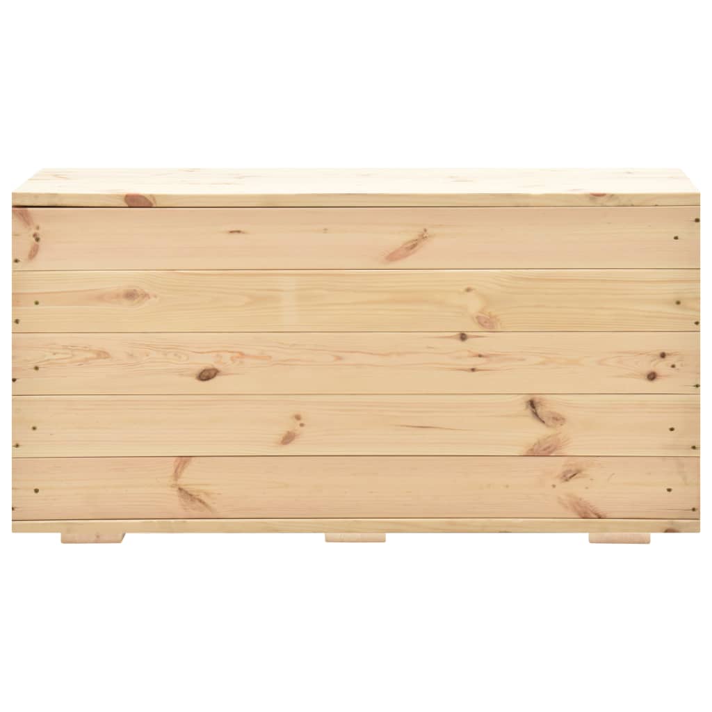 vidaXL Skrzynia, 100x54x50,7 cm, lite drewno sosnowe