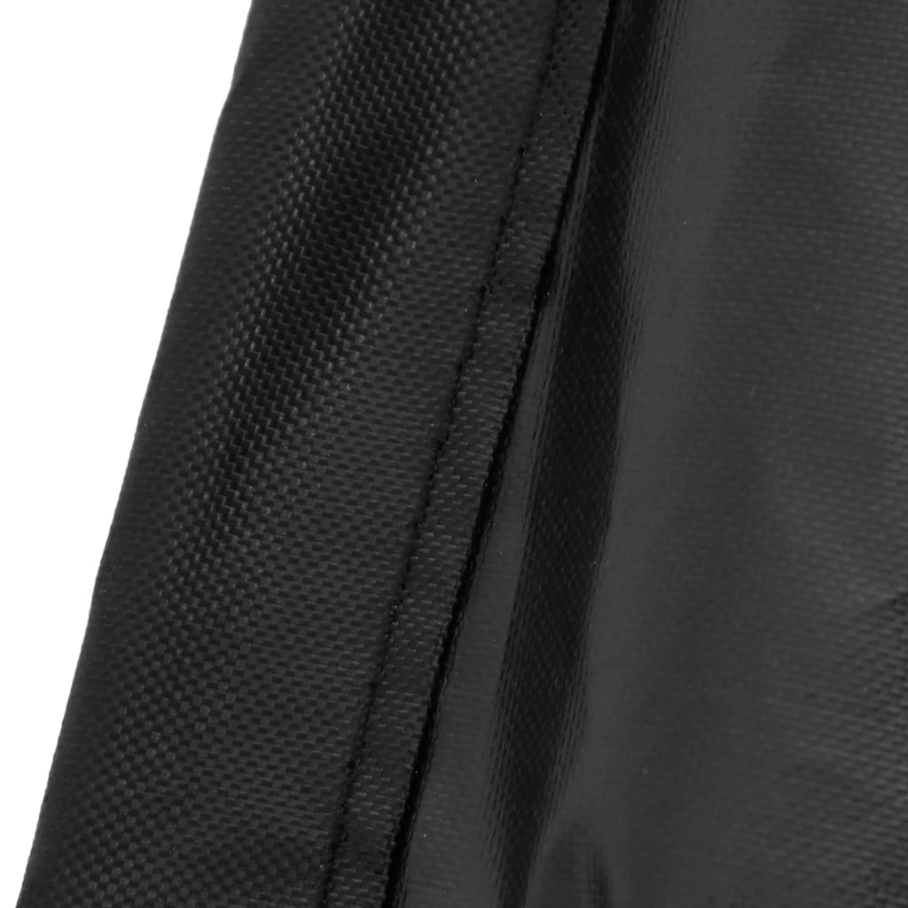 vidaXL Pokrowiec na ławkę 3-osobową, czarny, 165x70x65/94 cm, tkanina