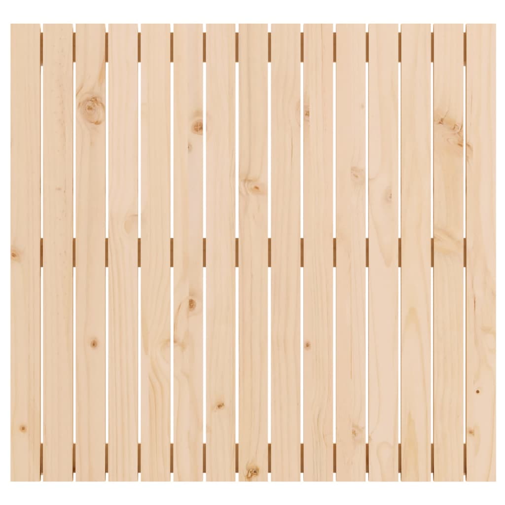 vidaXL Wezgłowie łóżka, 95,5x3x90 cm, lite drewno sosnowe