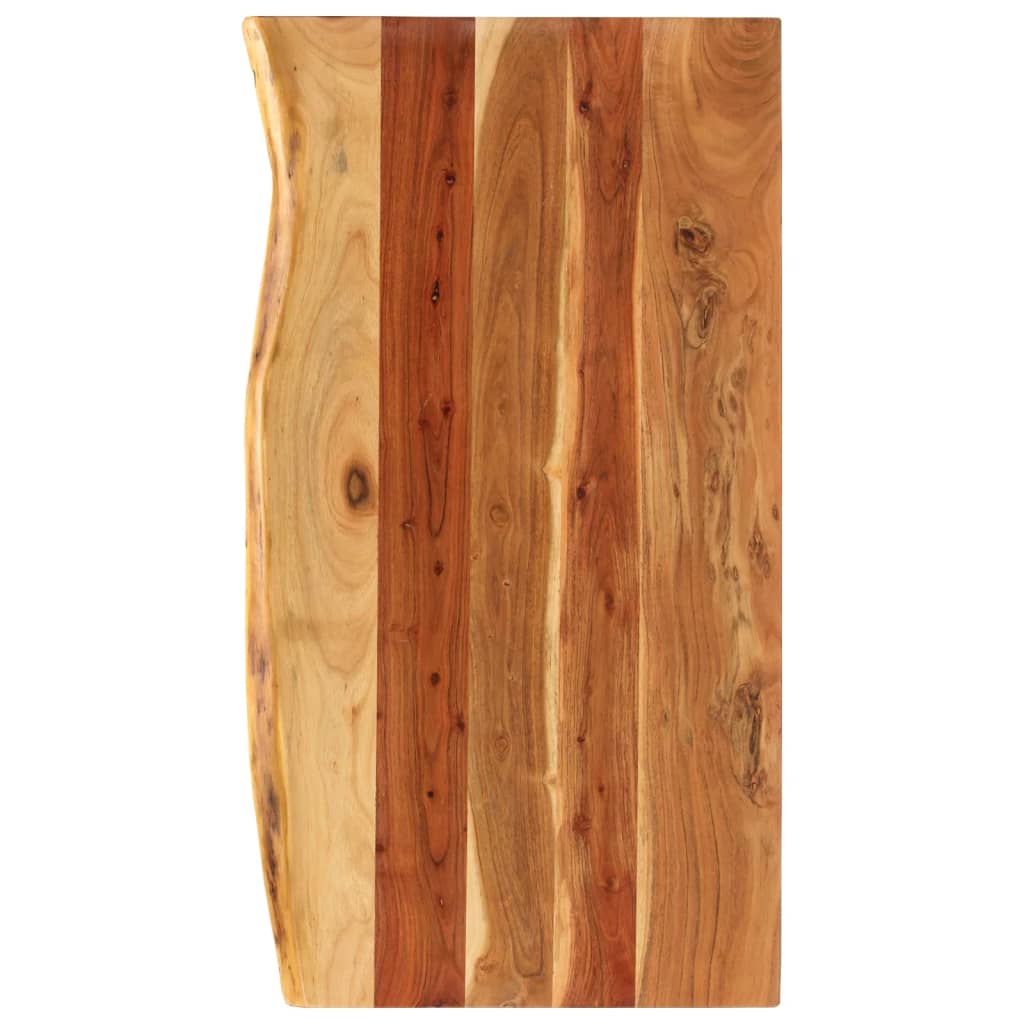 vidaXL Blat łazienkowy, lite drewno akacjowe, 100x52x3,8 cm