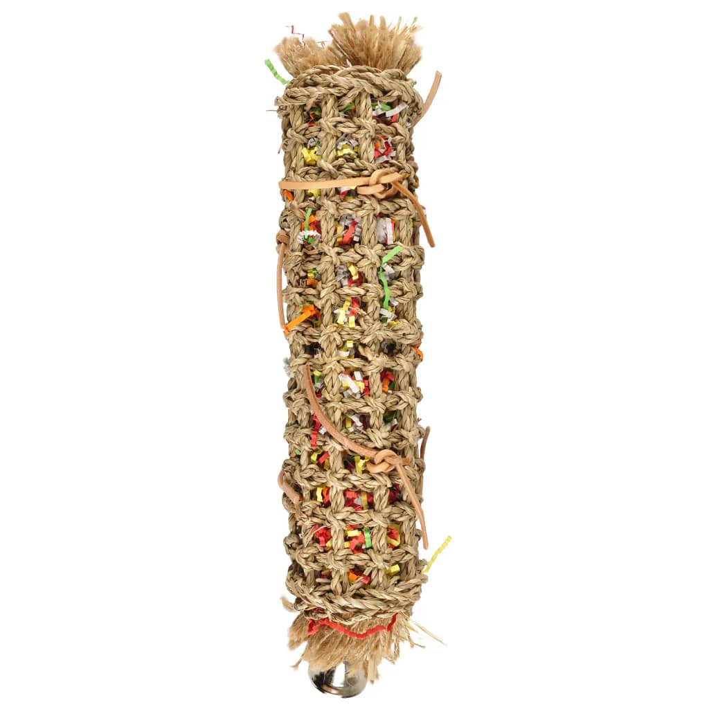 FLAMINGO Zabawka dla ptaków Papyr, tuba, L, kolorowa, 45 cm