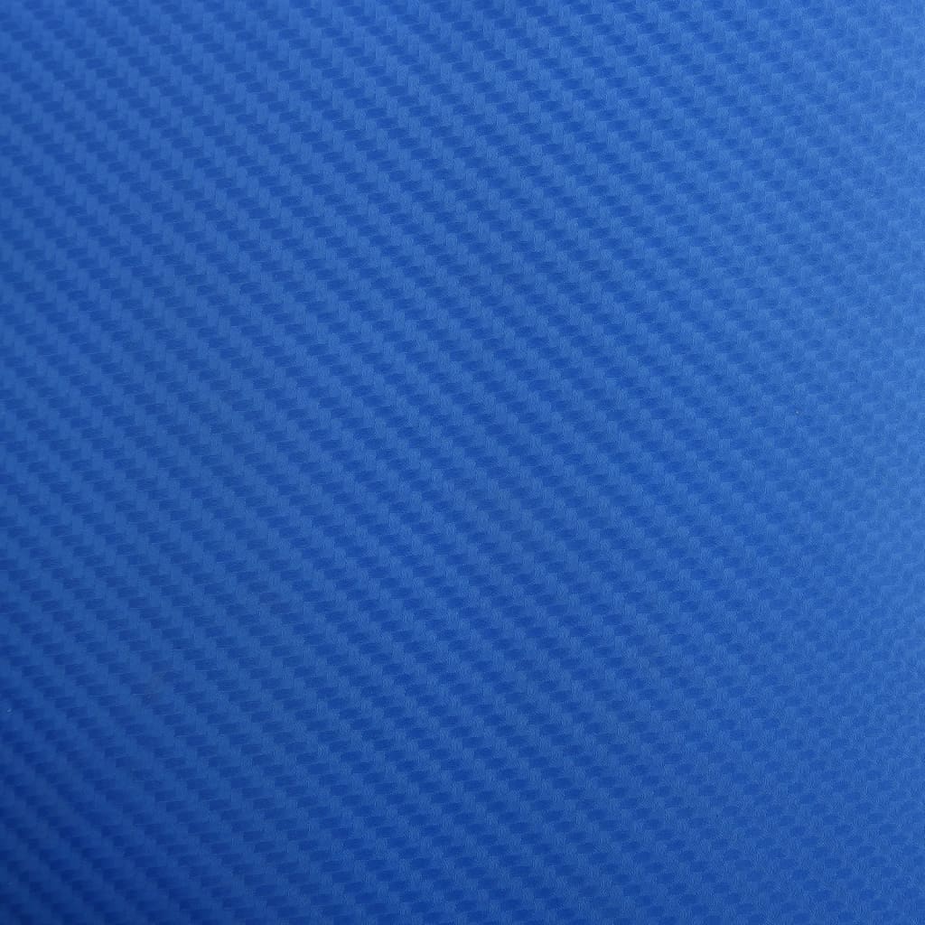 vidaXL Folia samochodowa 4D, niebieska, 100x150 cm
