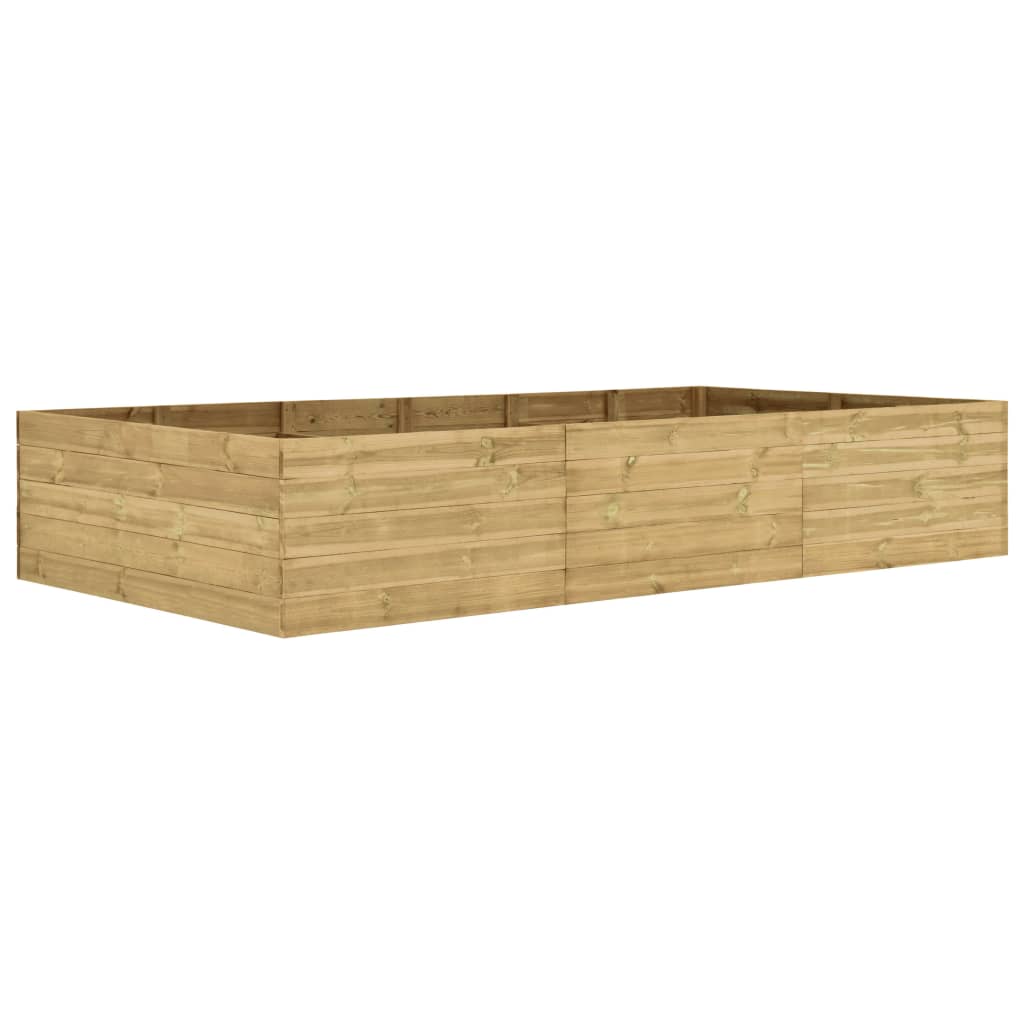 vidaXL Podwyższona donica, 300x150x54 cm, impregnowane drewno sosnowe