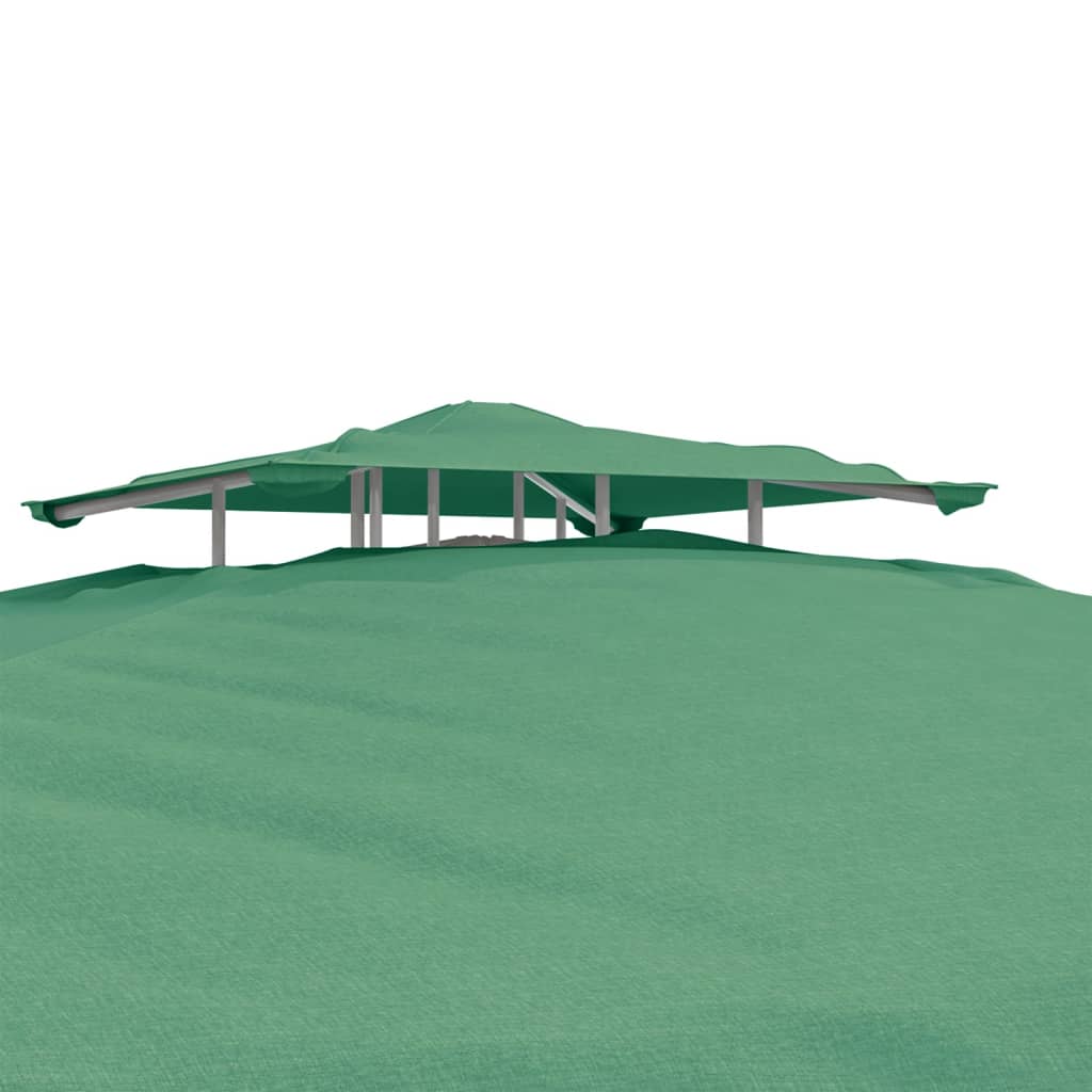 vidaXL Altana ogrodowa, zielona, 3x3x2,68 m, tkanina