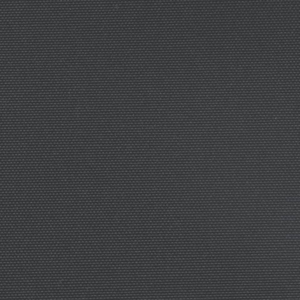 vidaXL Zwijana markiza boczna na taras, czarna, 180 x 600 cm