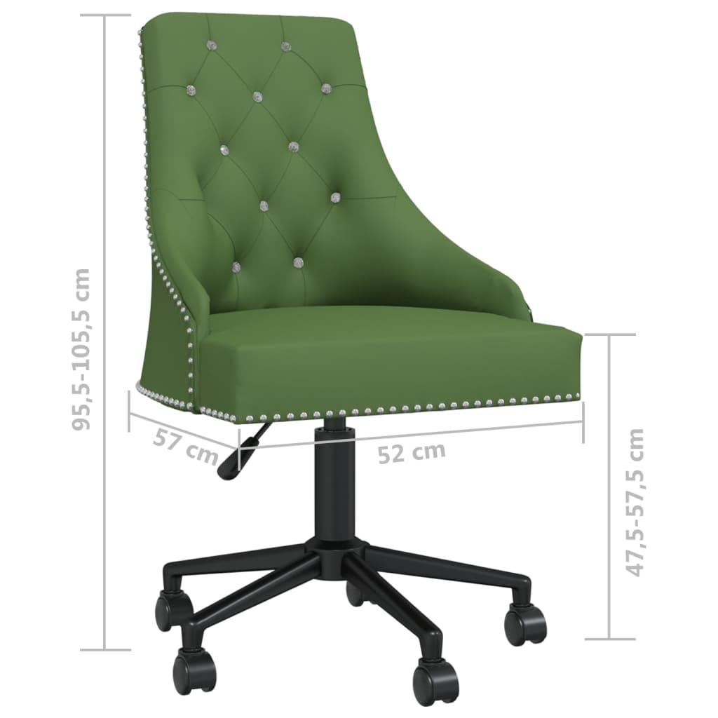 vidaXL Obrotowe krzesła stołowe, 4 szt., ciemnozielone, aksamitne