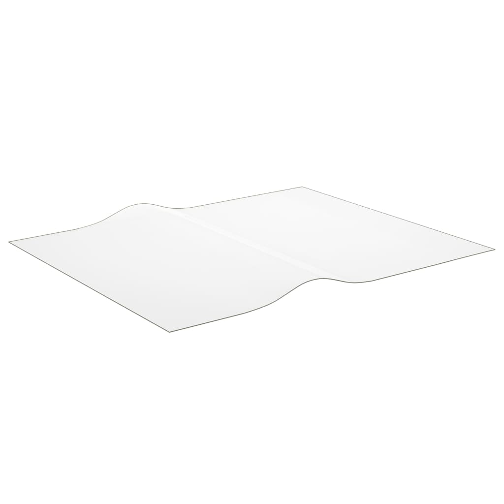 vidaXL Mata ochronna na stół, matowa, 100x90 cm, 2 mm, PVC