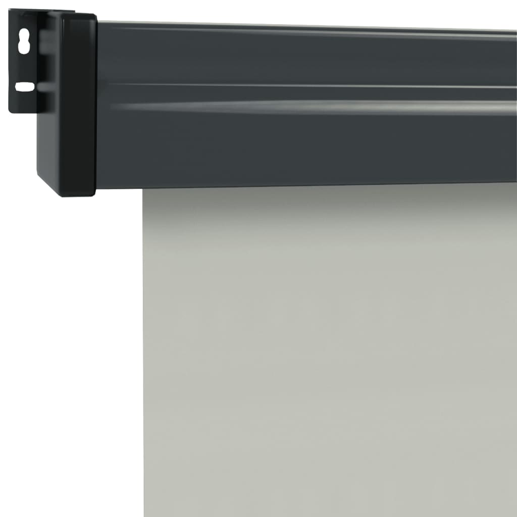 vidaXL Markiza boczna na balkon, 122x250 cm, szara