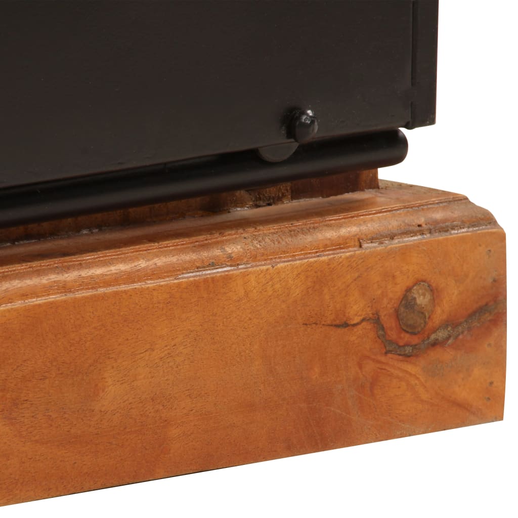 vidaXL Szafka pod TV, 110x30x45 cm, lite drewno odzyskane