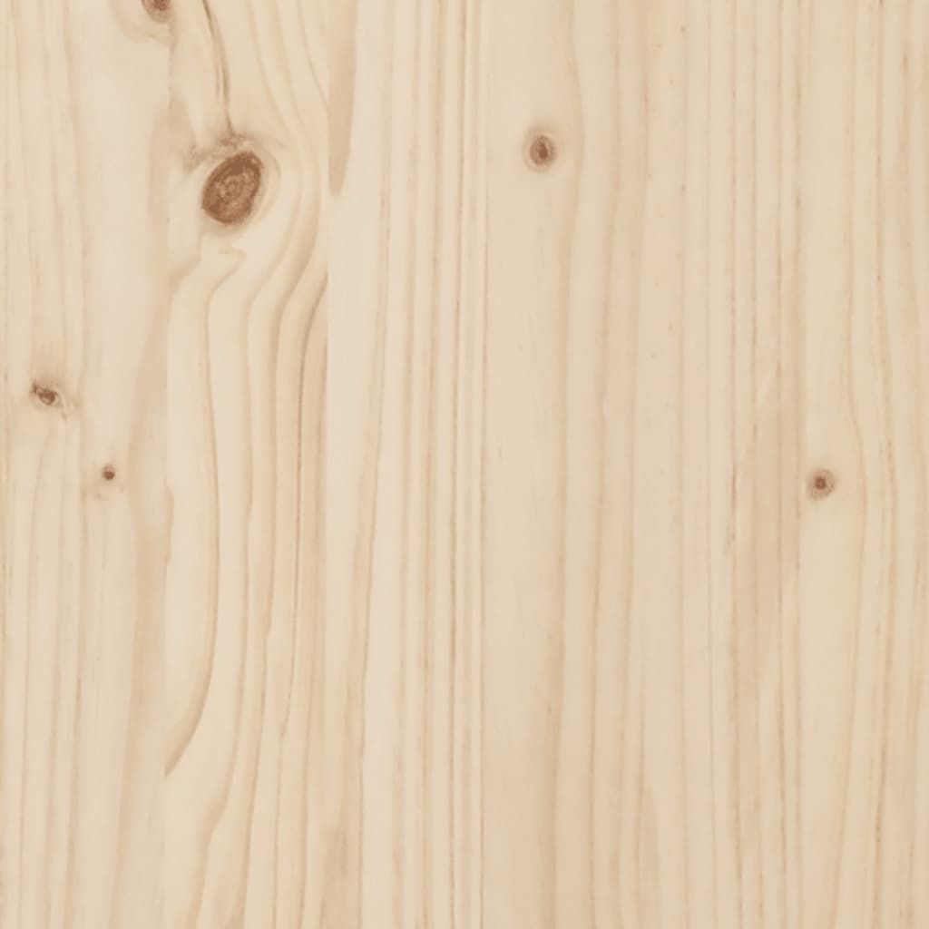 vidaXL Skrzynia ogrodowa, 76x42,5x54 cm, lite drewno sosnowe