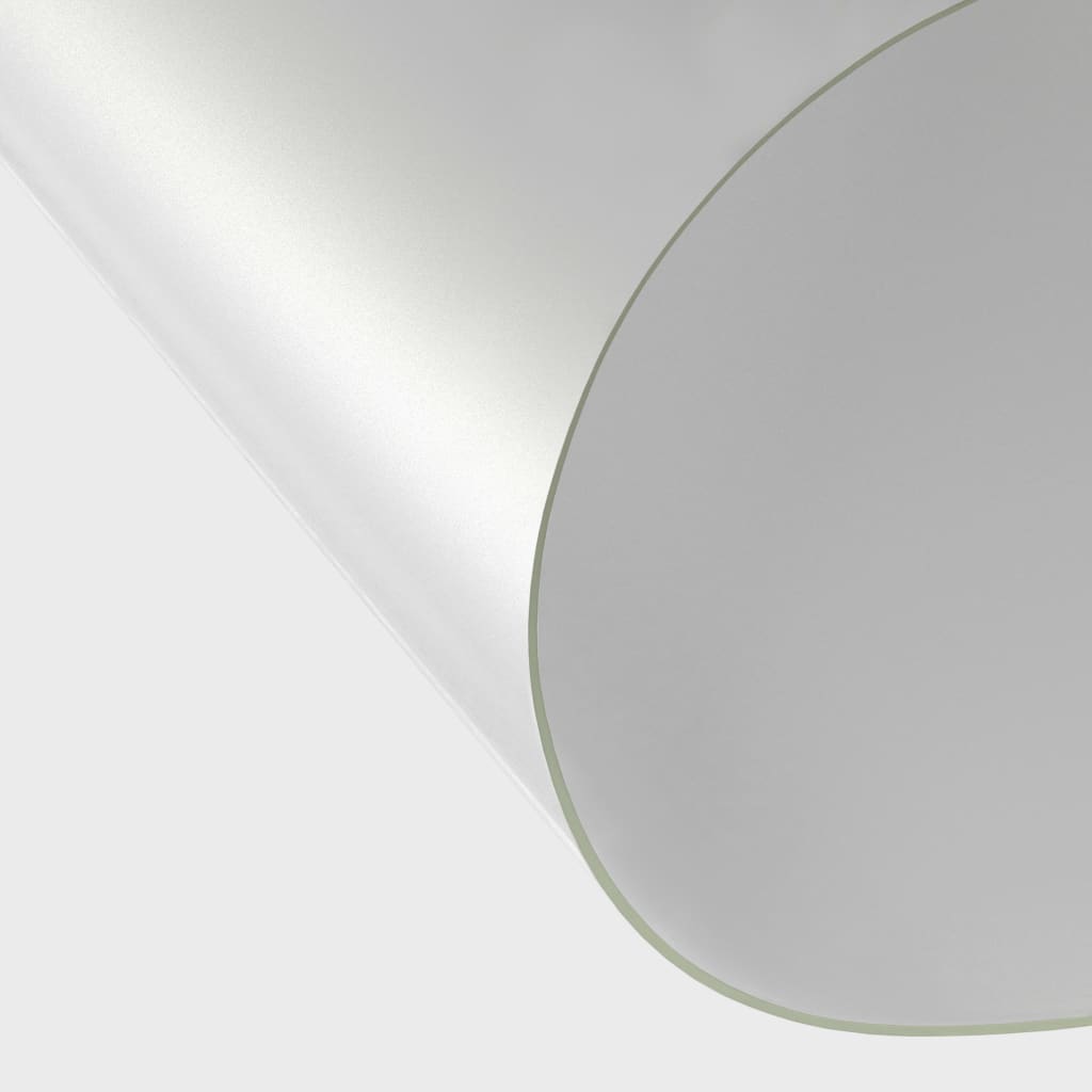 vidaXL Mata ochronna na stół, matowa, 80x80 cm, 2 mm, PVC