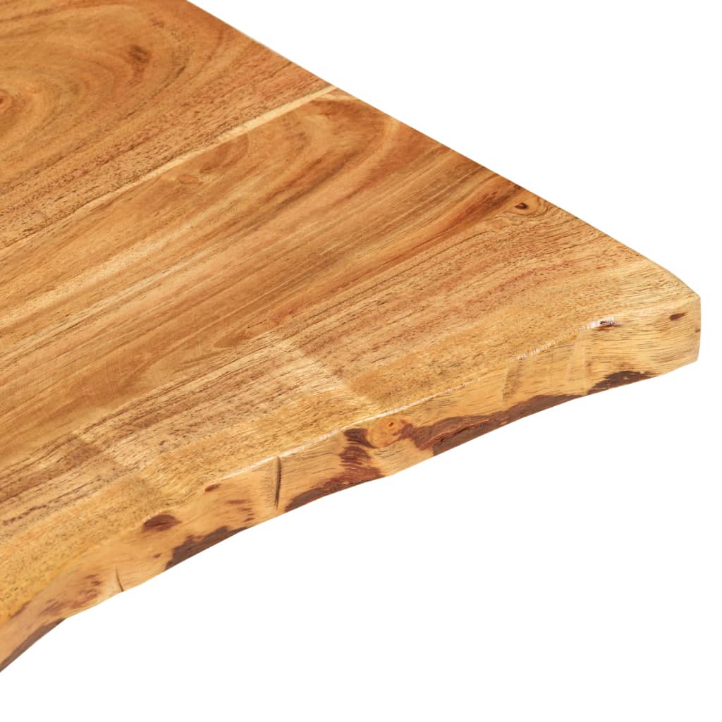 vidaXL Blat łazienkowy, lite drewno akacjowe, 58x52x2,5 cm