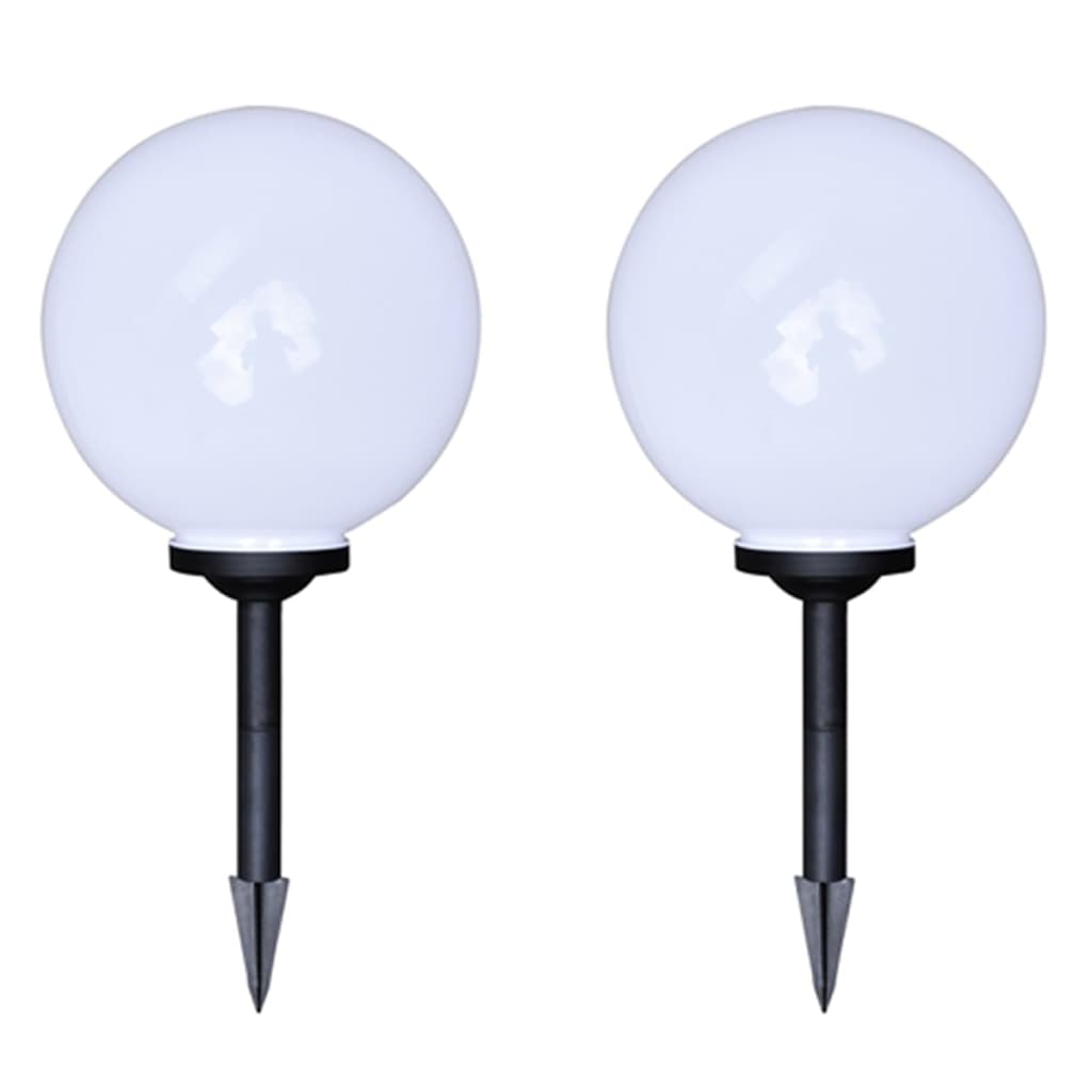 vidaXL Lampy do oświetlenia ścieżki, 4 szt, LED, 30 cm, ze szpikulcami