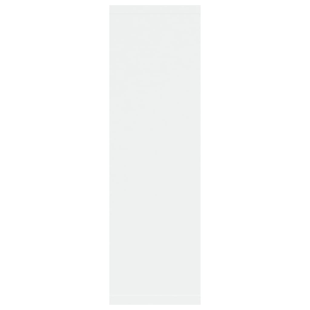 vidaXL Półka ścienna, biała, 85x16x52,5 cm, materiał drewnopochodny