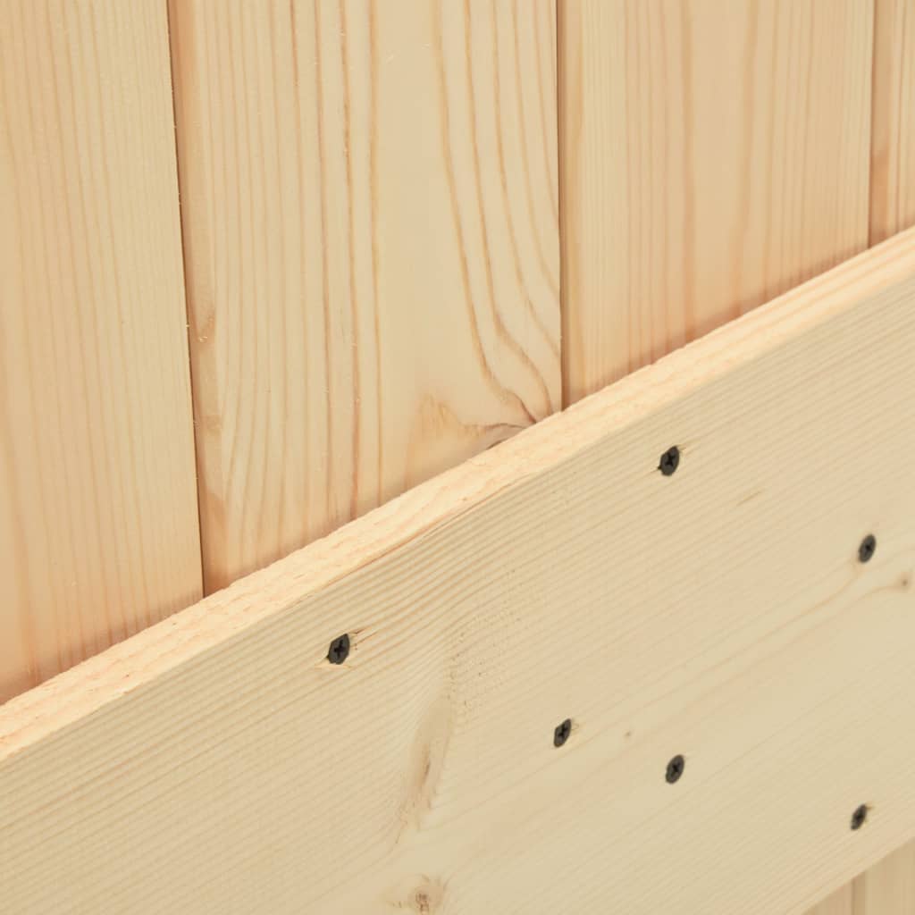 vidaXL Drzwi NARVIK, 70x210 cm, lite drewno sosnowe