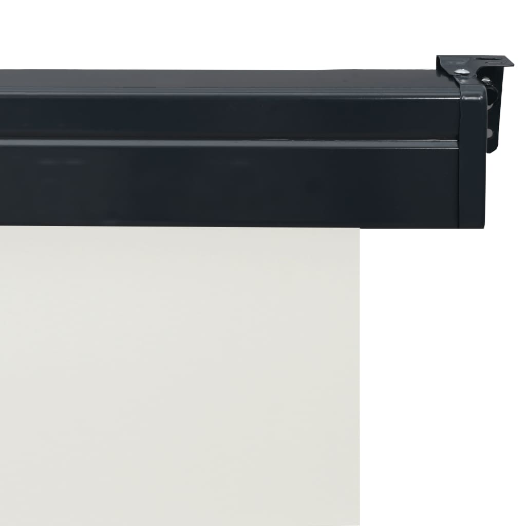 vidaXL Markiza boczna na balkon, 85x250 cm, kremowa