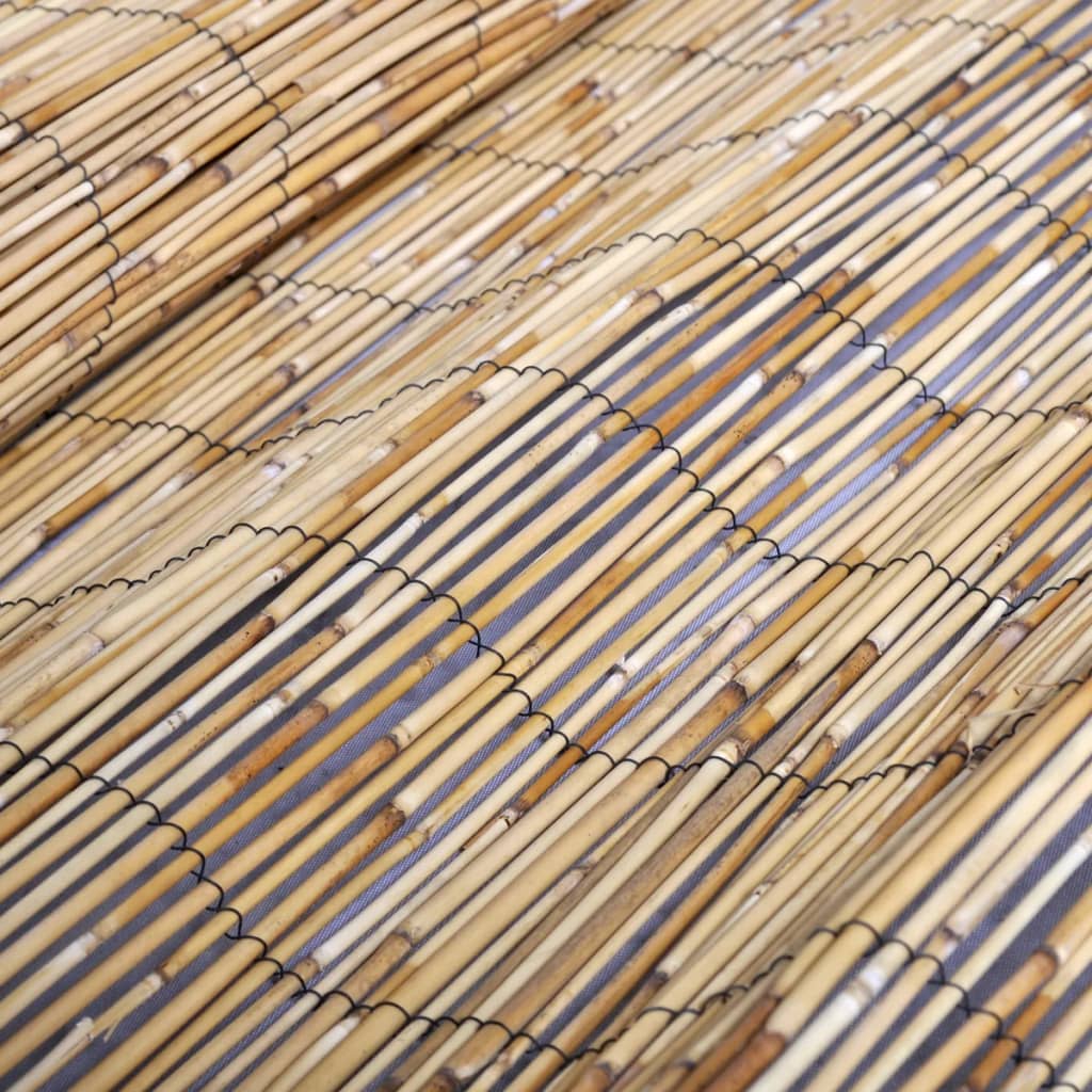 vidaXL Panele ogrodzeniowe z trzciny, 2 szt., 150x500 cm