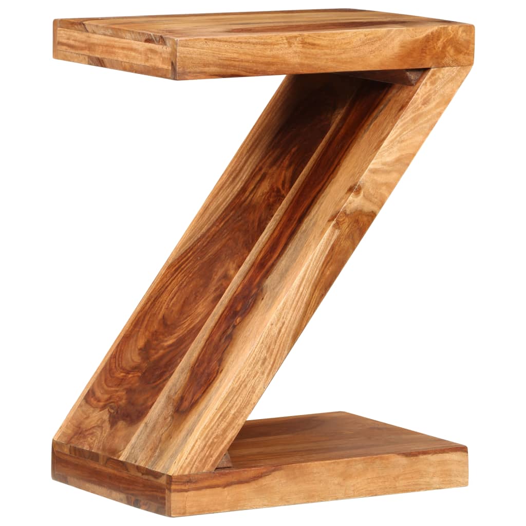 vidaXL Stolik w kształcie litery Z, lite drewno sheesham