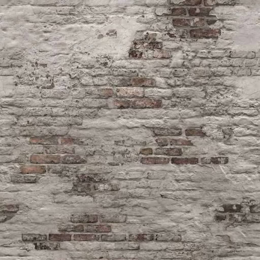 DUTCH WALLCOVERINGS Fototapeta Old Brick Wall, szara