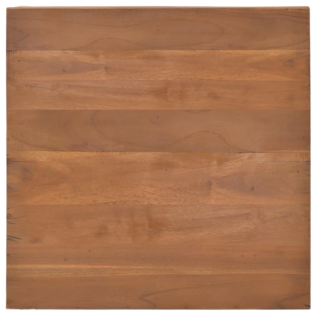 vidaXL Stolik kawowy, 65 x 65 x 33 cm, lite drewno tekowe