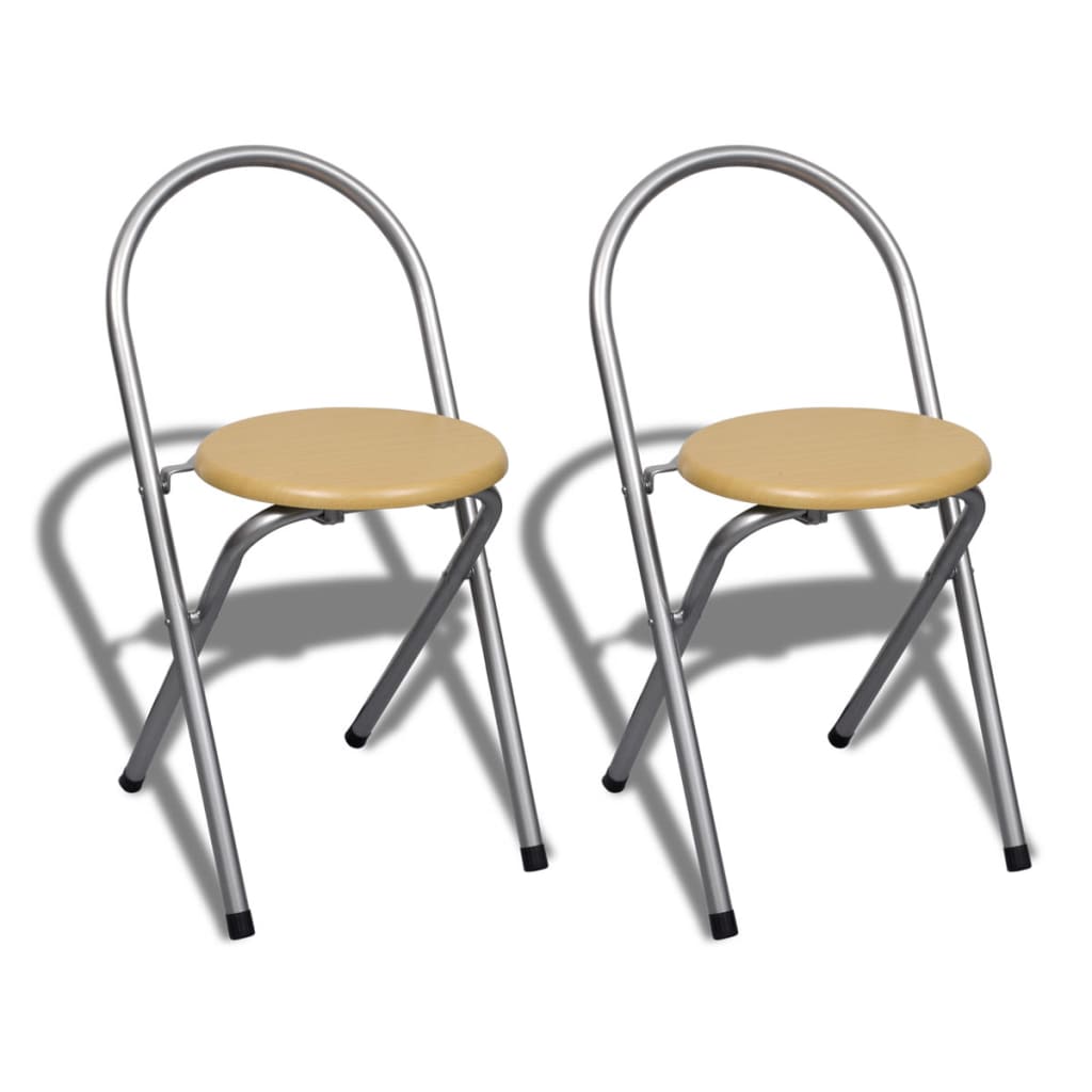 vidaXL Składany bar śniadaniowy z 2 krzesłami