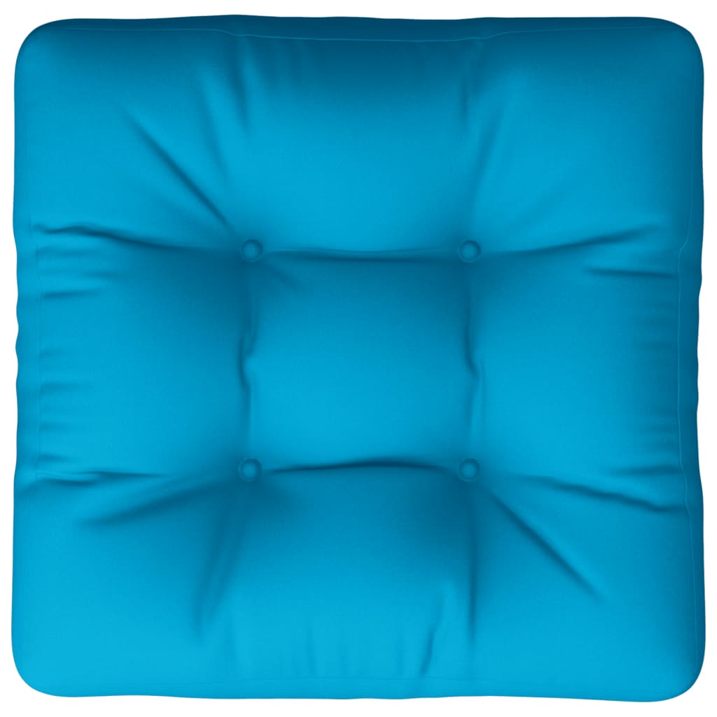vidaXL Poduszka na paletę, niebieska, 60x60x12 cm, tkanina
