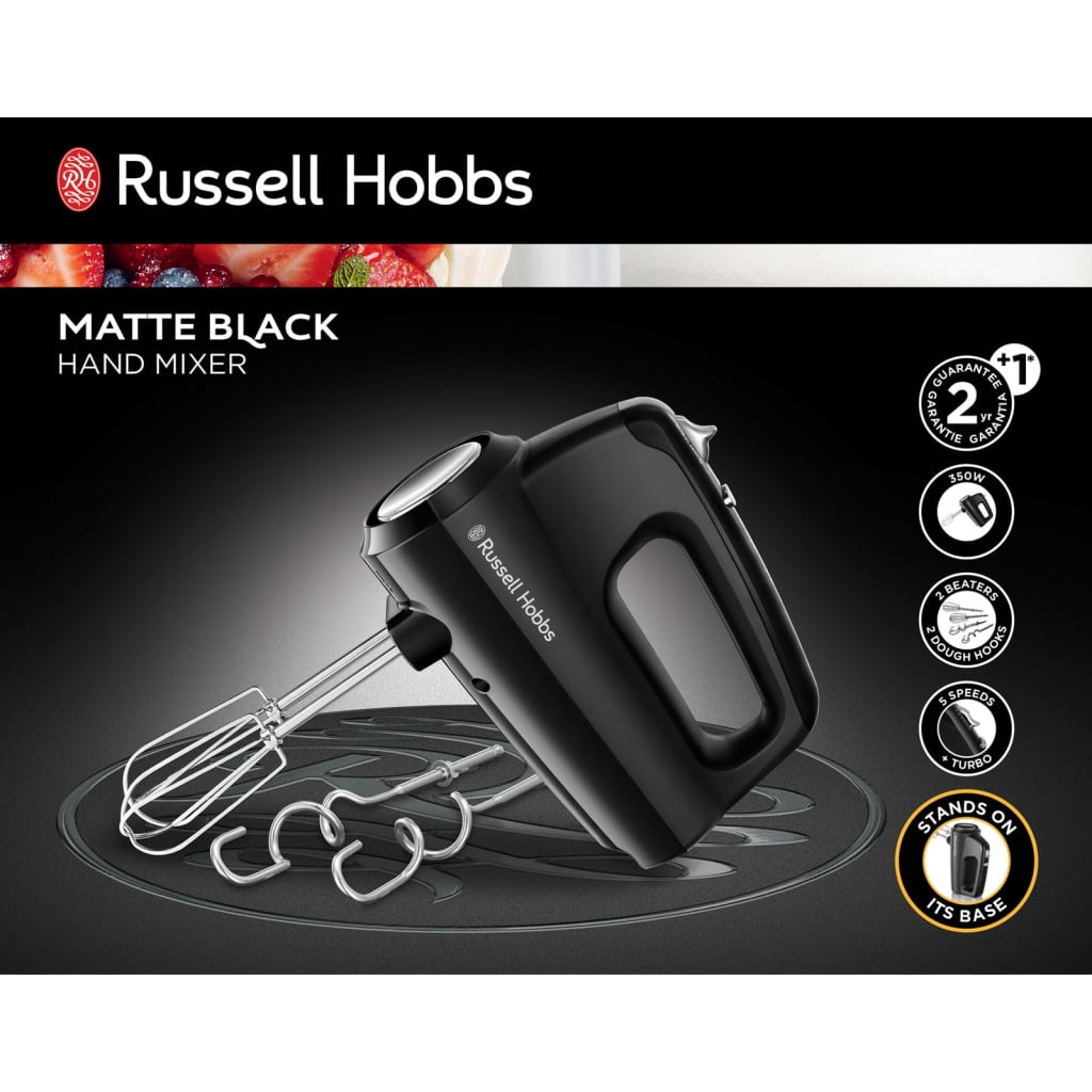Russell Hobbs Mikser ręczny, matowy, czarny