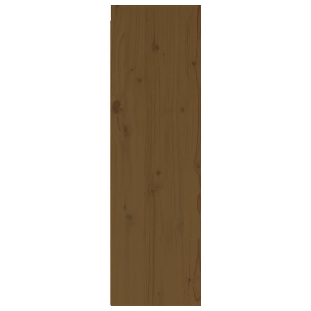 vidaXL Szafka ścienna, miodowy brąz, 30x30x100 cm, drewno sosnowe