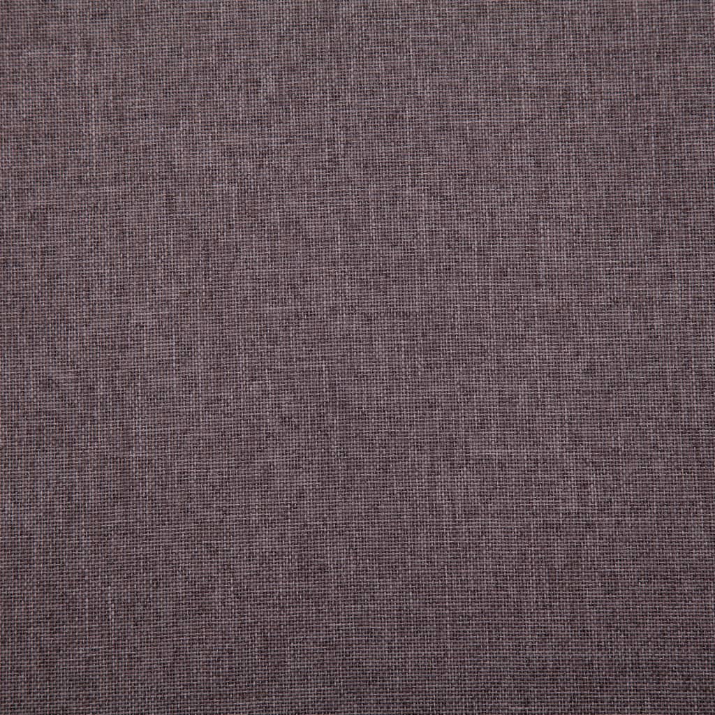 vidaXL Sofa 3-osobowa, tapicerowana tkaniną, taupe