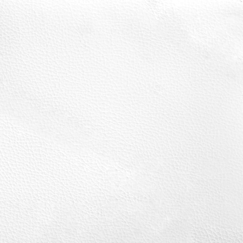vidaXL Poduszka na wezgłowie, czarno-biała, 80 cm, sztuczna skóra